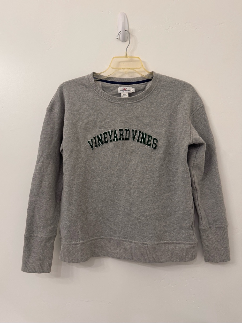 Vineyard Vines Women’s Gray Crewneck Sweatshirt Logo Pullover Size M